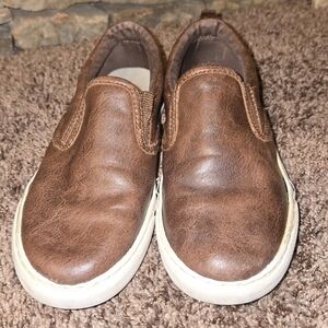 Old Navy Brown Slip-On Sneakers Child Size 1